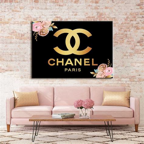 chanel wall art with frame|chanel inspired wall art.